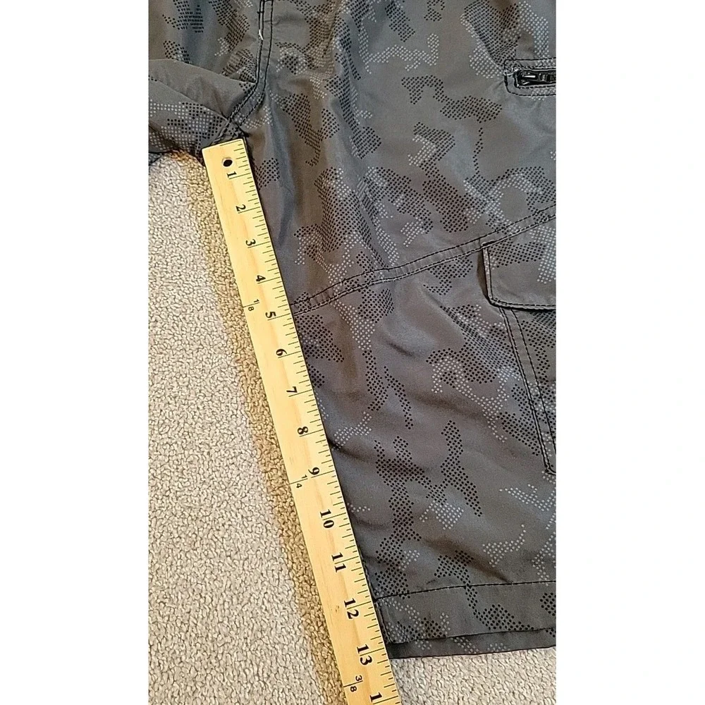 Plugg Cargo Pocket Camouflage Mens Size 46 Polyester Board Swim Shorts Trunks‎